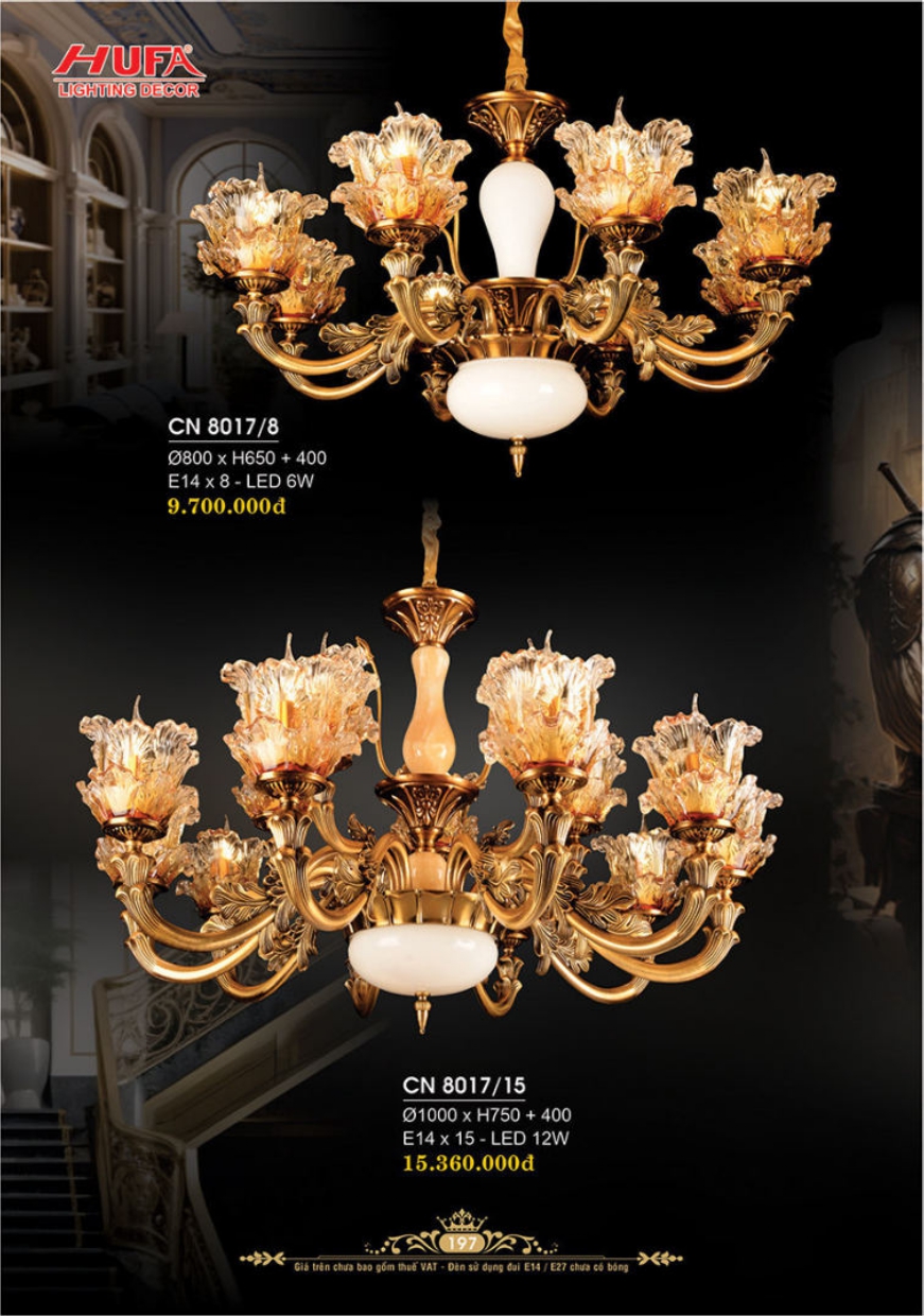 Bảng giá đèn trang trí HUFA